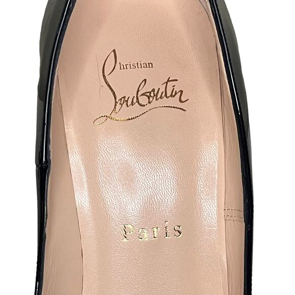 Christian Louboutin Black Patent Leather Heels - Picture 8 of 14